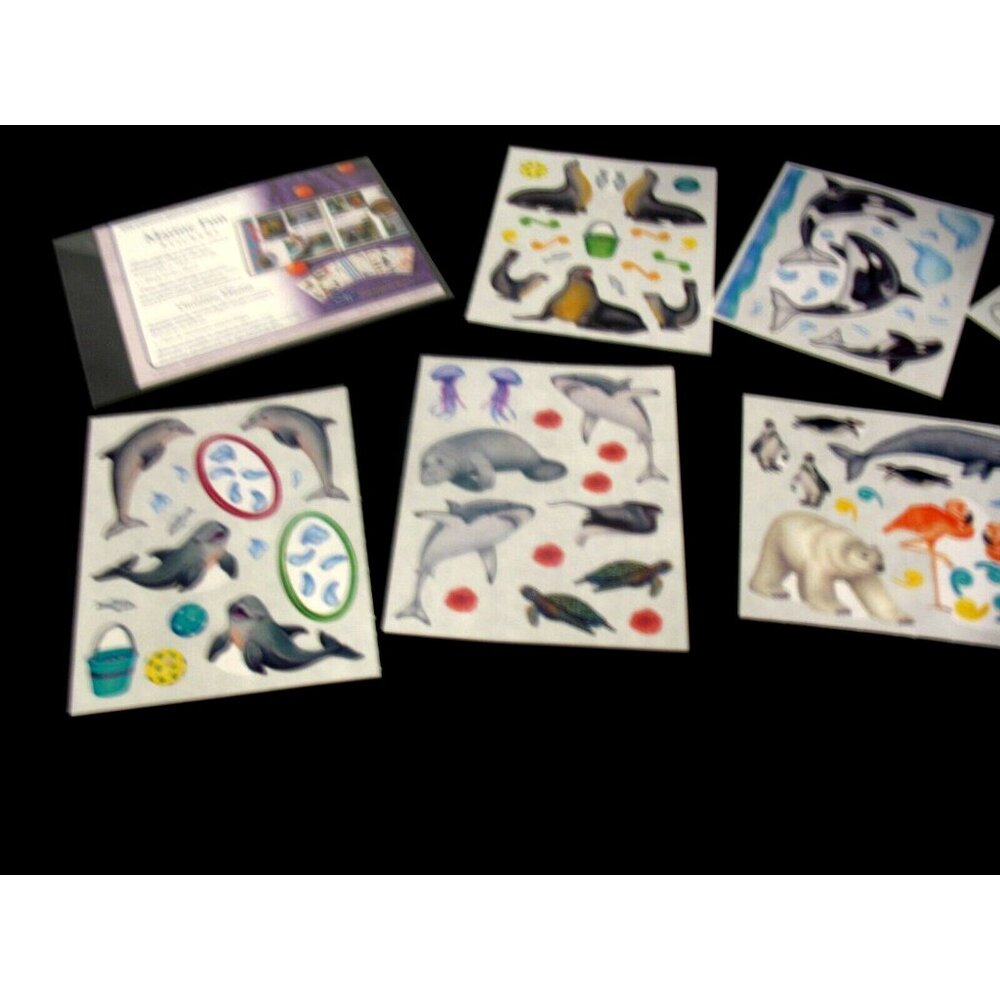 CREATIVE MEMORIES STICKER PACKS,   Marine Fun, Autumn Medley & Snowy Day Laser